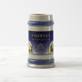 江戸猫雪のお祝い ビールジョッキ (中央)