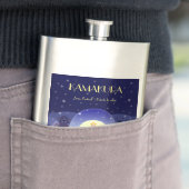 江戸猫雪のお祝い フラスク (インサイチュ)