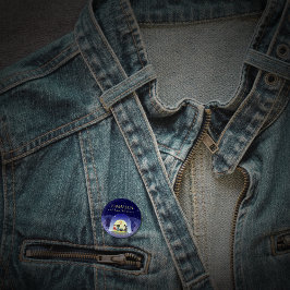 江戸猫雪のお祝い 缶バッジ