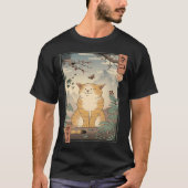 江戸猫 Tシャツ (正面)