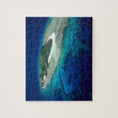 江折島、真南浦諸島、フィジー-航空 ジグソーパズル (縦)