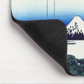 江都駿河町三井,北斎北斎三井店から富士山を見る マウスパッド (コーナー)