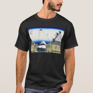 江都駿河町三井,北斎北斎三井店から富士山を見る Tシャツ