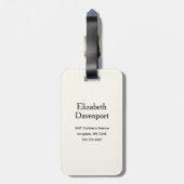 池かわいらしの蓮の花の写真 ラゲッジタグ (裏面縦)