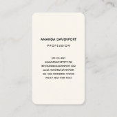 池かわいらしの蓮の花の写真 名刺 (裏面)