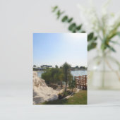 池での美しい一日 ポストカード (スタンド正面)