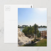 池での美しい一日 ポストカード (正面/裏面)