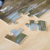 池でシャベルの北鴨 ジグソーパズル (側面)