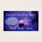 池でピンクと白の蓮の花を癒す (正面)