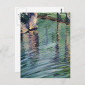 池で映るエゴンSchiele-の木 ポストカード (正面/裏面)