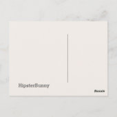 池で泳ぐ白鳥 ポストカード (裏面)