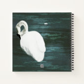 池で白鳥 ノートブック (裏面)