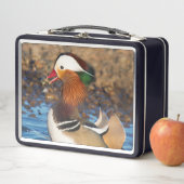 池で美しいおしゃべりのみかん メタルランチボックス (インサイチュ)