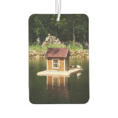池とアルフィの滑り台のある鳥小屋 カーエアーフレッシュナー (裏面)