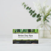 池と竹II 名刺 (スタンド正面)