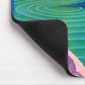 池による1931年のアール・デコの女性 マウスパッド (コーナー)