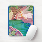 池による1931年のアール・デコの女性 マウスパッド (マウス)