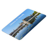 池に映るシャトー·ド·チャンティリ マグネット (左側)