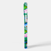 池に浮かぶピンクの蓮の花 Case-Mate iPhoneケース (裏面 / 左)