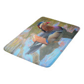 池に浮かぶ美しいみかん バスマット (アングル)