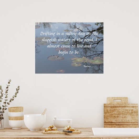 池に漂う ポスター (キッチン)