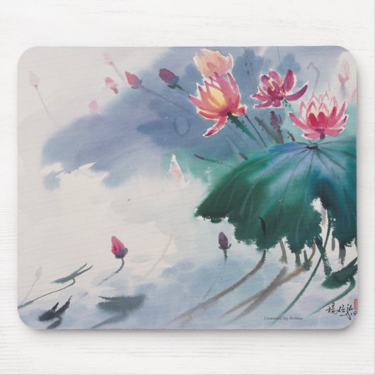 池のはす マウスパッド (正面)