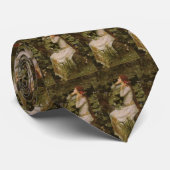 池のほとりのオフィーリア by John William Waterhouse ネクタイ (ロール)