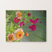 池のほとりの受粉 ジグソーパズル 11" x 14" 252ピース (横)