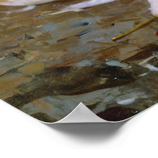 池のアヒル ポスター (角)