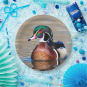 池のアメリカオシ ペーパープレート (パーティー)