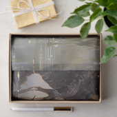 池のアートワーク上の木のアヒルの分離 薄葉紙 (ギフト)