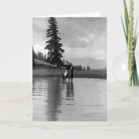 池のカウボーイ カード (正面)