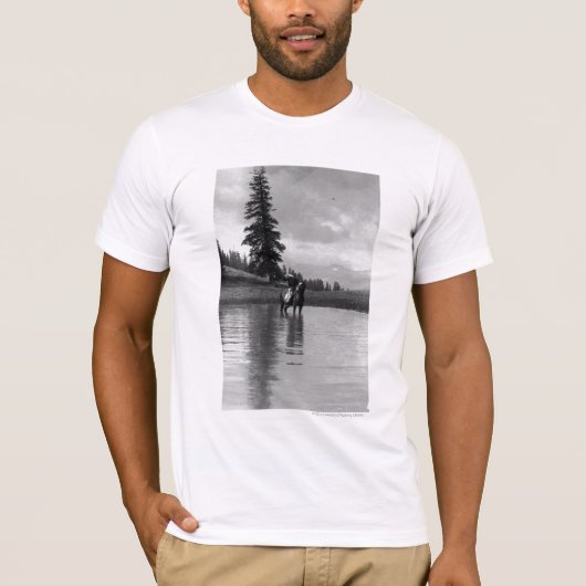 池のカウボーイ Tシャツ (正面)