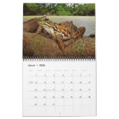 池のカエルが付いているカレンダー カレンダー (3月 2026)