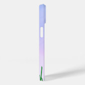 池のカエルが草の間を覗き込んモノグラムのだ Case-Mate iPhoneケース (裏面 / 右)