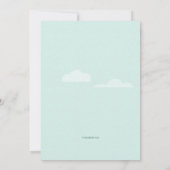 池のカエルの招待 招待状 (裏面)