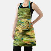 池のカエル – エプロン (インサイチュ)