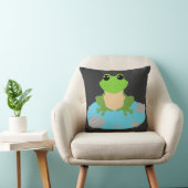 池のカエル クッション (椅子)