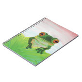 池のカエル ノートブック (左側)