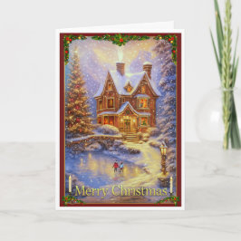 池のクリスマスの日 カード