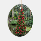 池のクリスマスツリーのクリスマスオーナメント セラミックオーナメント (右)