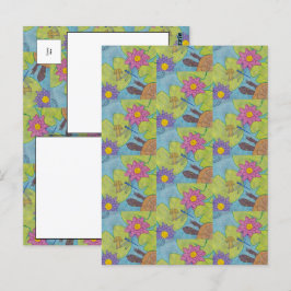 池のシーン – ポストカード