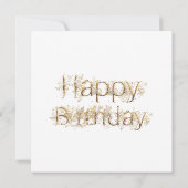 池のハッピーバースデーの魔法の妖精 (裏面)