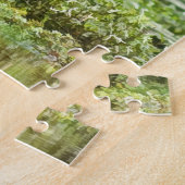 池のパズルの素晴らしい青鷲 ジグソーパズル (側面)