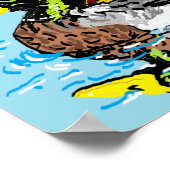 池のポスター/アヒル ポスター (角)