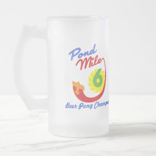 池のマイルビール池のチャンピオンステイン フロストグラスビールジョッキ