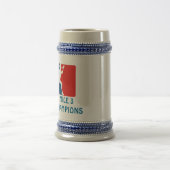 池のマイル3のロゴビールステイン ビールジョッキ (中央)