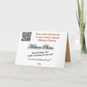 池のマラード2 -カスタマイズ任意の大事な行事 カード (裏面)