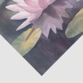 池のユリの反射が切り離される 薄葉紙 (詳細)