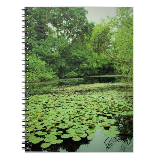 池のリリー・パッド ノートブック (正面)